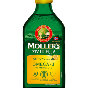 Moller’s zivju eļļa ar citronu garšu